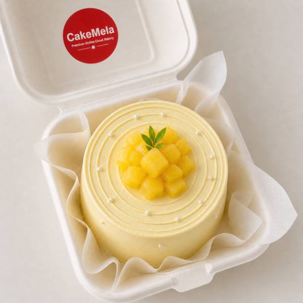 Pineapple Delight Bento Cake